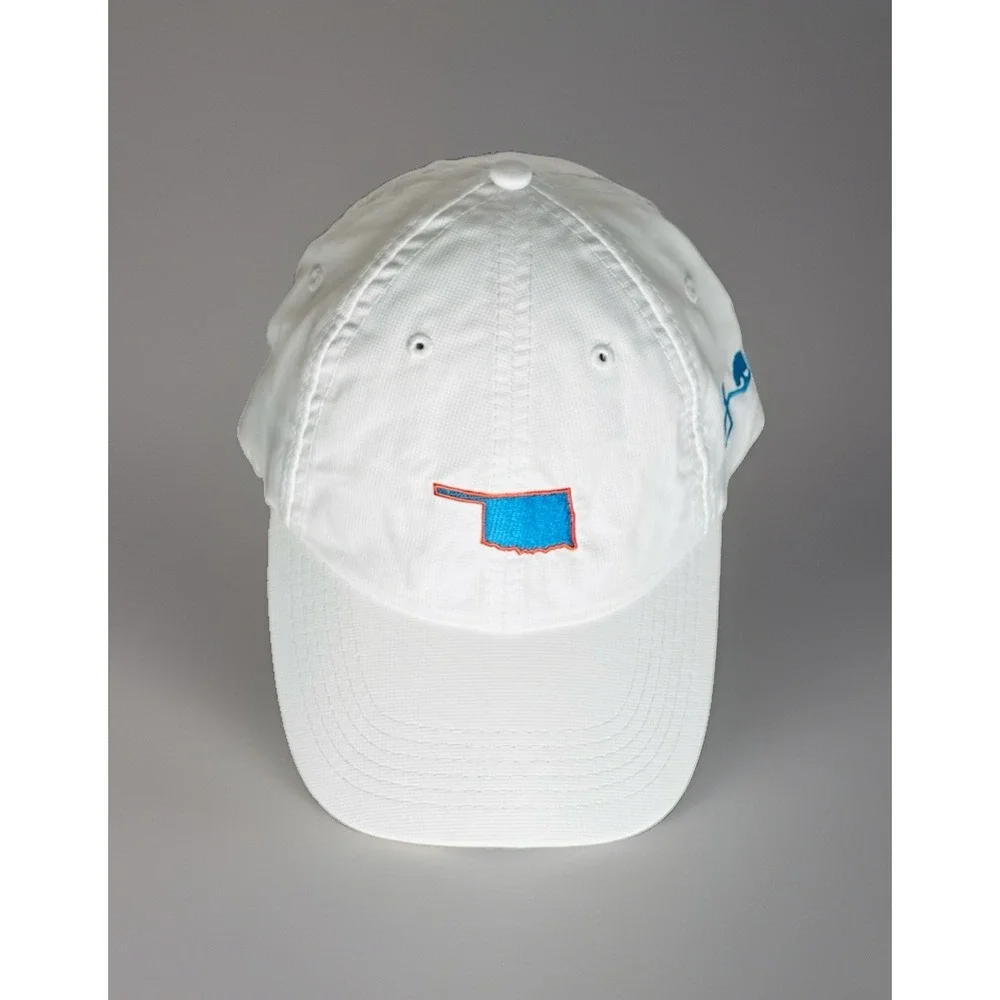 Imperial Oak Tree National Golf Club Oklahoma Performance White Strapback Hat